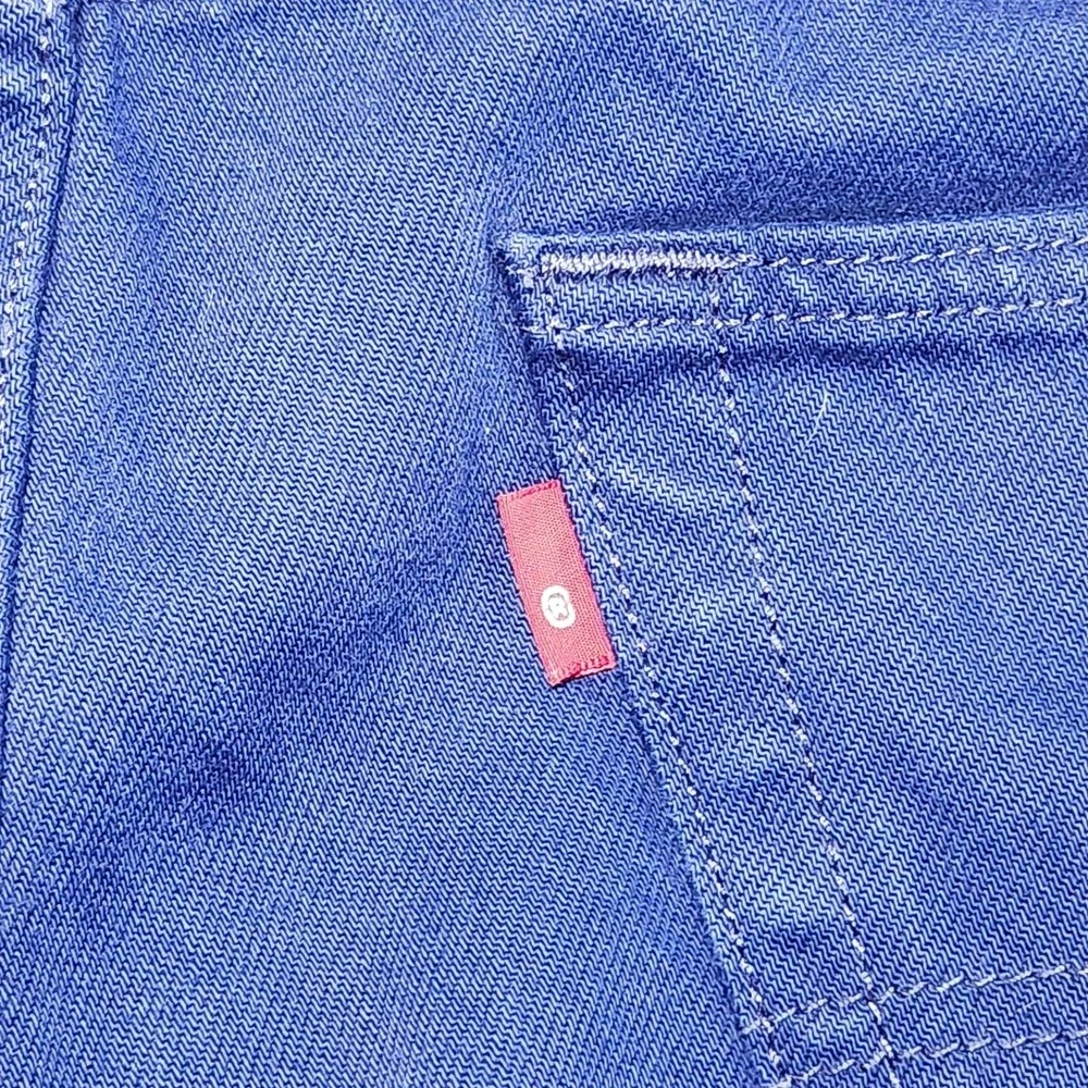 LEVI'S 501 Original Fit Straight Jeans Mens 36 x 32 Cobalt Blue Colorful NEW